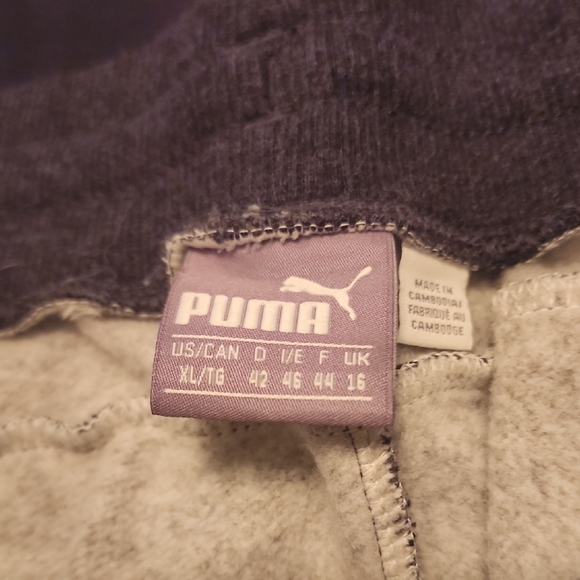 Puma Charcoal Track Pants - Picture 2 of 3